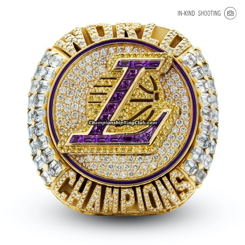 2020 Los Angeles Lakers Championship Ring/Pendant(Unremovable top/C.Z. Logo)